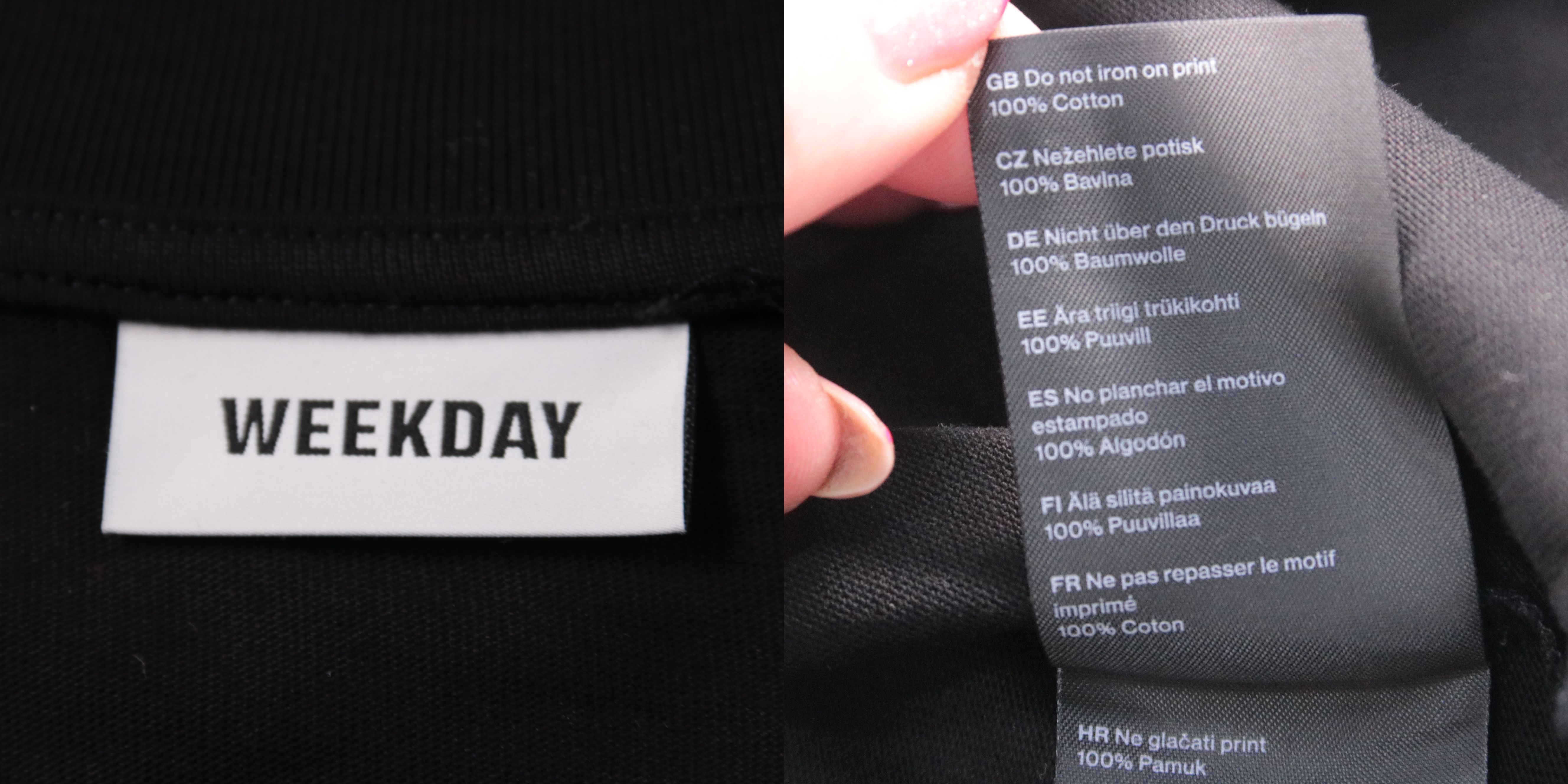 футболка Weekday