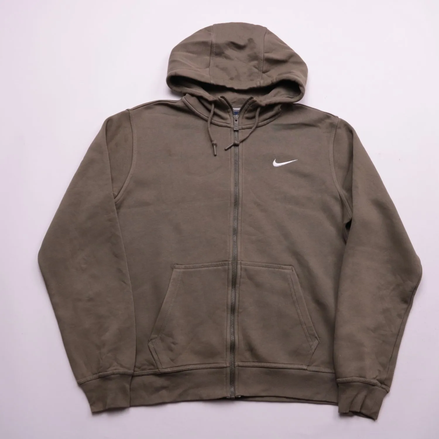 Мужское худи Nike цвета хаки на молнии, размер 48 (M)